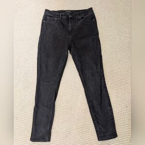 Free Assembly High Rise Skinny Black Jeans - 14
